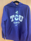 Nike TCU Club Fleece Hoody 's Purple and Gray