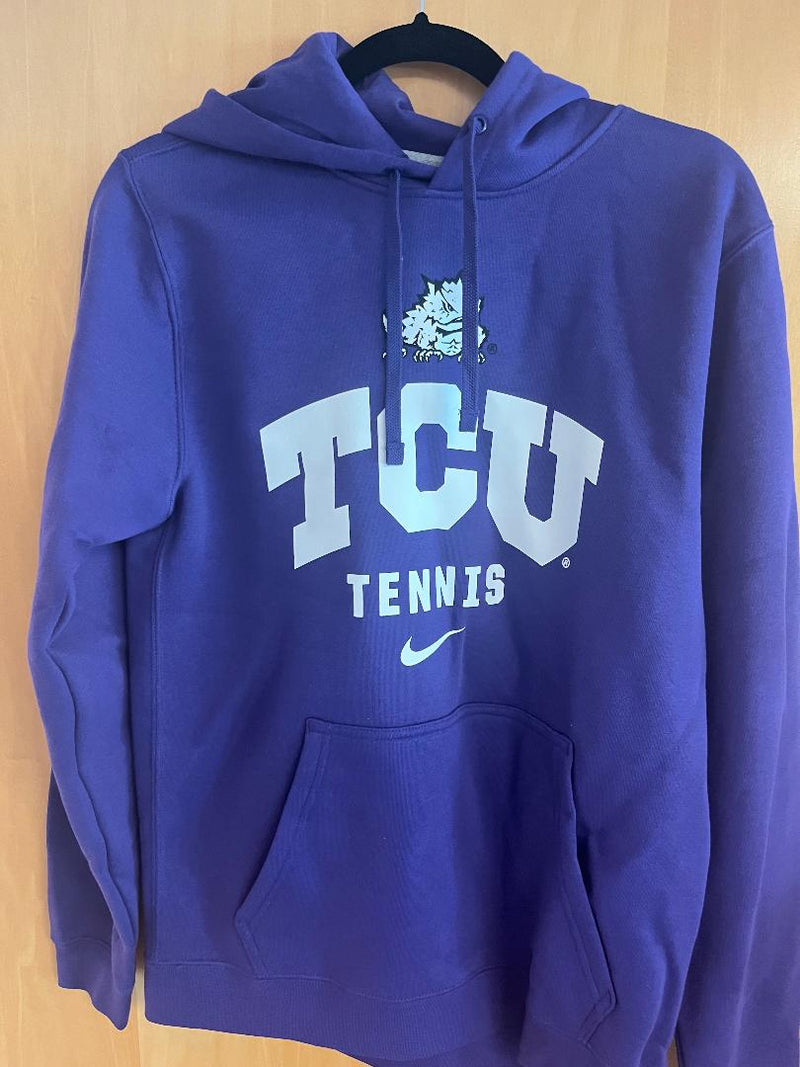 Nike TCU Club Fleece Hoody 's Purple and Gray
