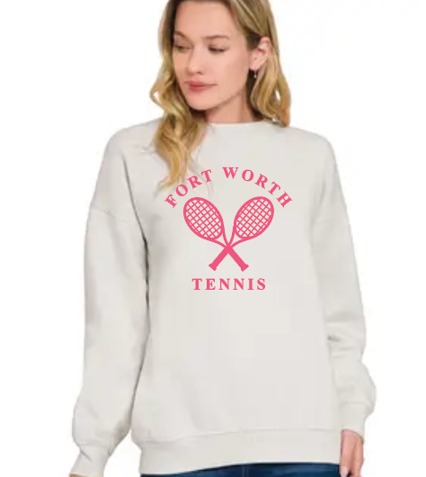 Sweatshirt Fort Worth Tennis embroidered