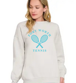 Sweatshirt Fort Worth Tennis embroidered