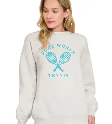 Sweatshirt Fort Worth Tennis embroidered