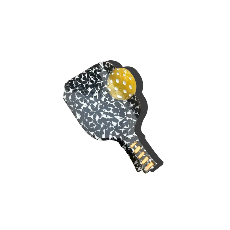 Solar Eclipse Pickleball Hair Clip