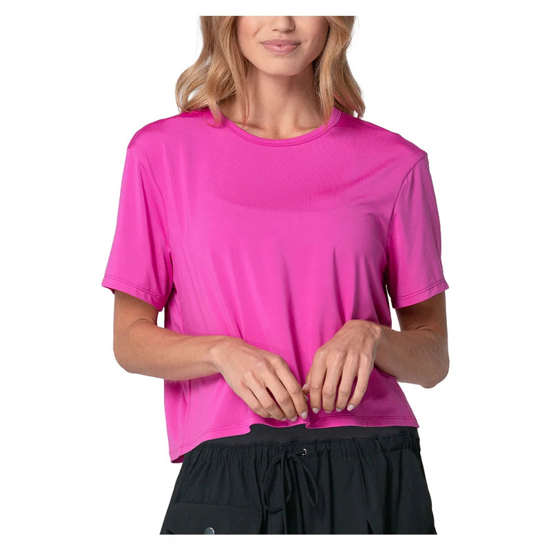 Lucky in Love Power Box Tee Pink