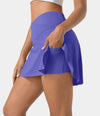 Halara Tennis Skirt Lavender Side Pocket
