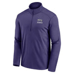 Nike TCU Intensity 1/4 Zip Tops Purple and Gunsmoke