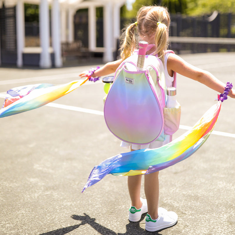 Ame & Lulu Quilted Rainbow Sherbert Backpack