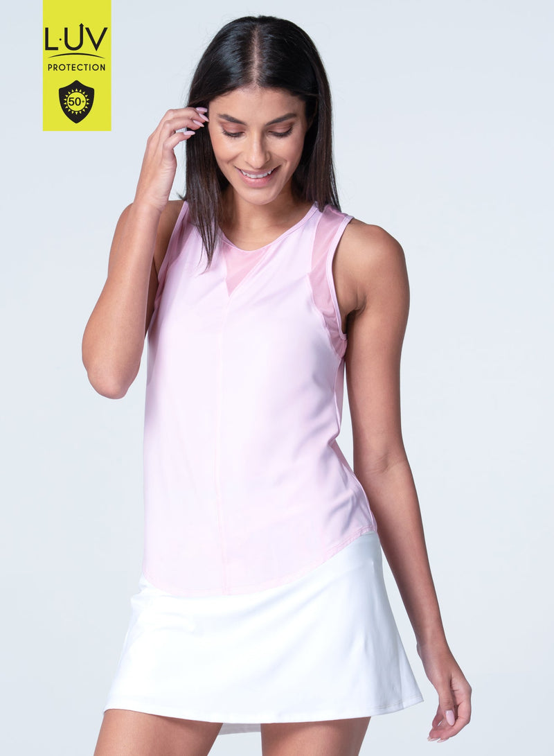 Lucky in Love Chill Out Tank Light Pink