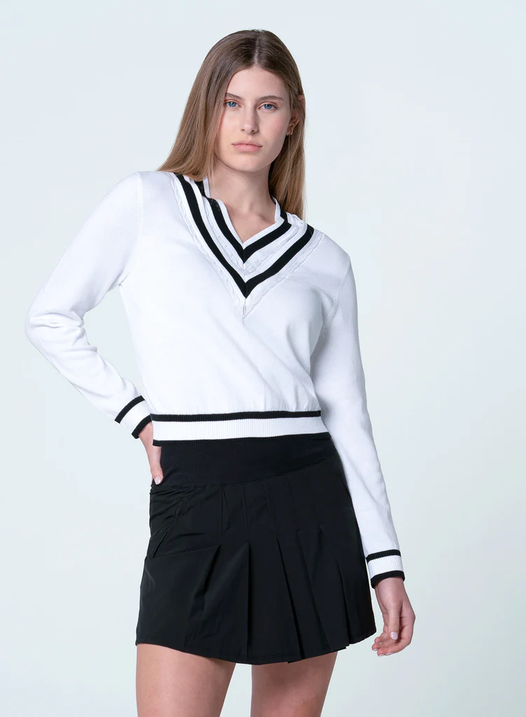 Lucky In Love Women's Victory V-Neck Sweater
