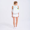 Ame & Lulu Quilted White/Light Blue Game on Tennis Backpack
