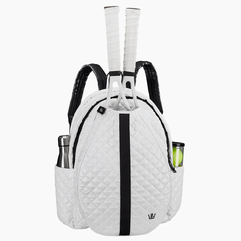 Oliver Thomas White/Black Stripe 24 + 7 Tennis Backpack