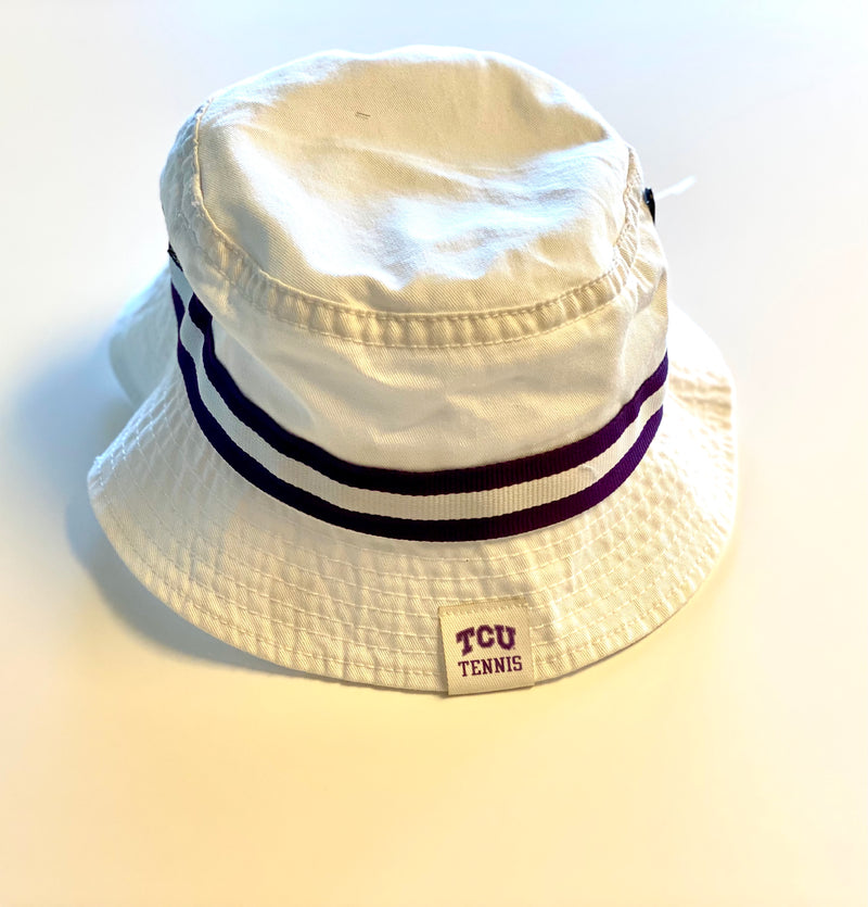 Legacy Bucket Hat White TCU Tennis