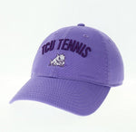TCU Tennis Hat Twill with Horned Frog Khaki/Purple